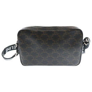 Celine Cline Triomphe Brown Bag Messenger Canvas
